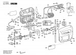 Bosch 0 603 238 603 Pst 50 Pe Jig Saw 220 V / Eu Spare Parts